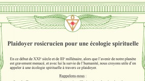 Plaidoyer rosicrucien pour une écologie spirituelle